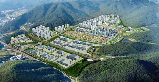 부산·진해경제자유구역 두동지구 조감도. <부영그룹 제공>